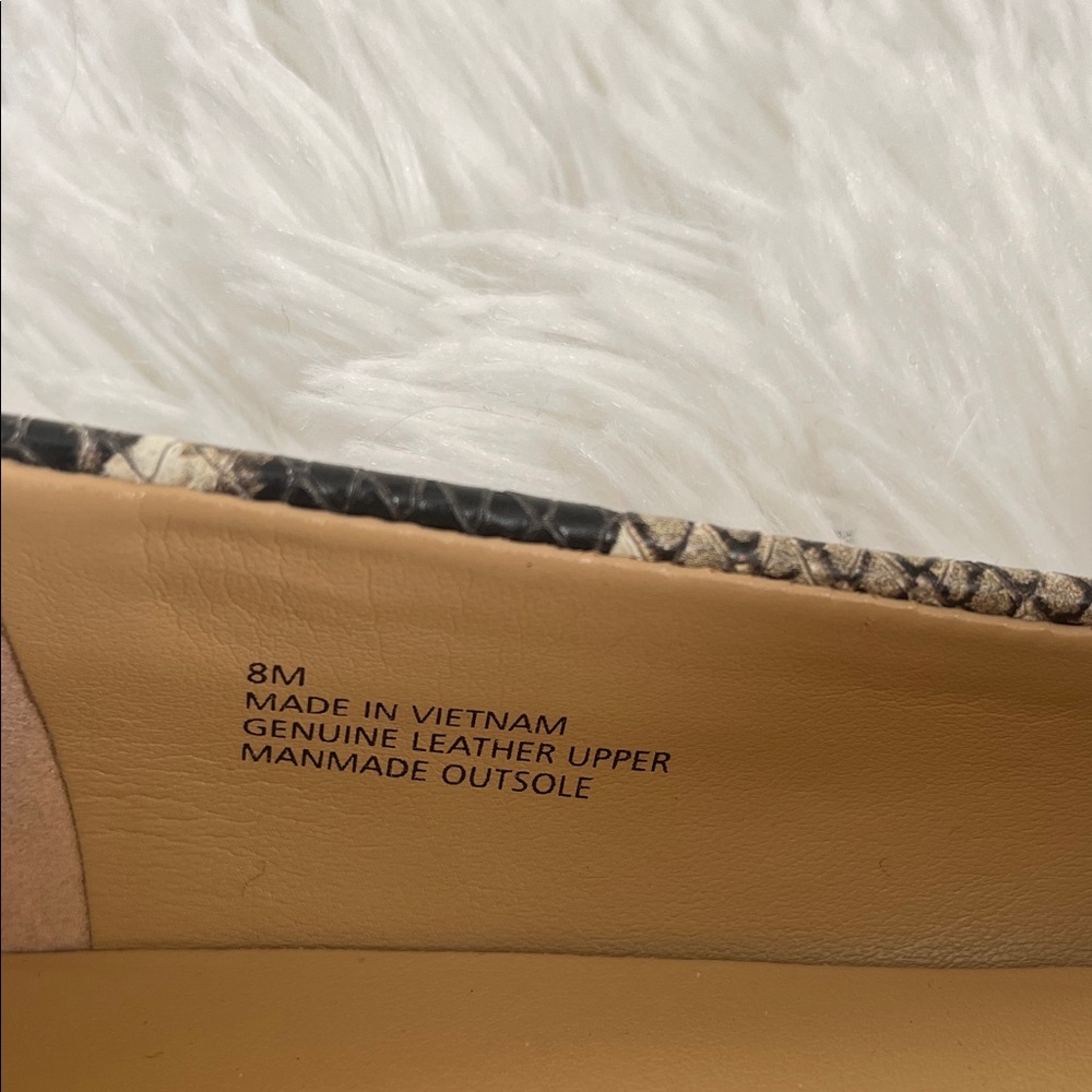 Talbots Snakeskin Patterned Loafers - image 6